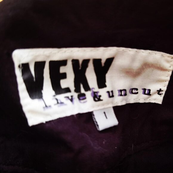 Black punk skirt with zipper and shorts - Picture 2 of 6